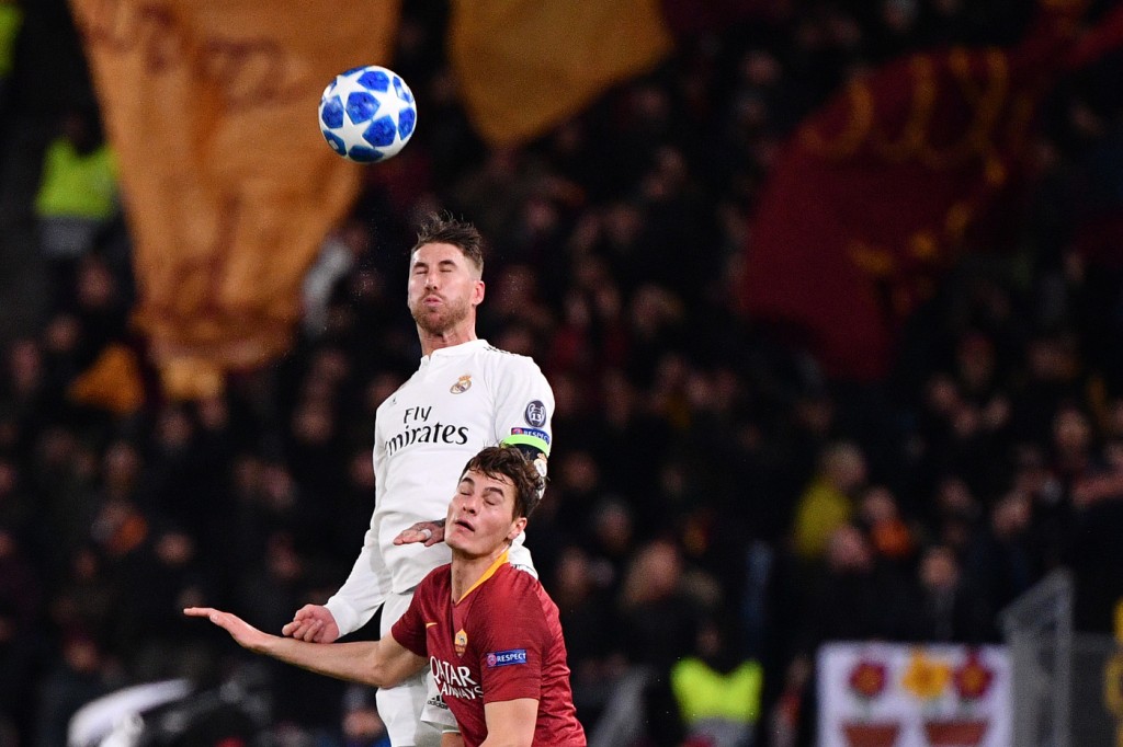 Schick Ramos Roma vs Real Madrid - Champions League 2018/2019