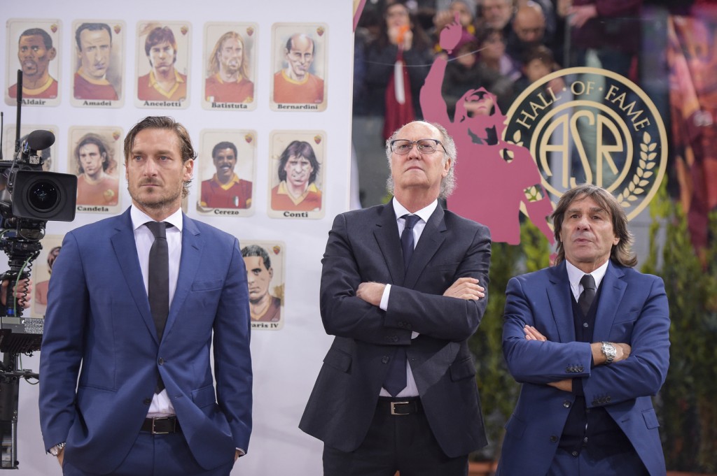 Totti Falcao Conti Roma vs Real Madrid - Champions League 2018/2019