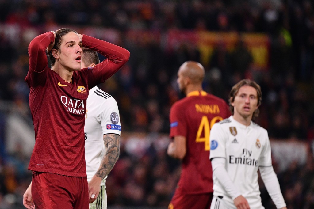 Zaniolo Roma vs Real Madrid - Champions League 2018/2019