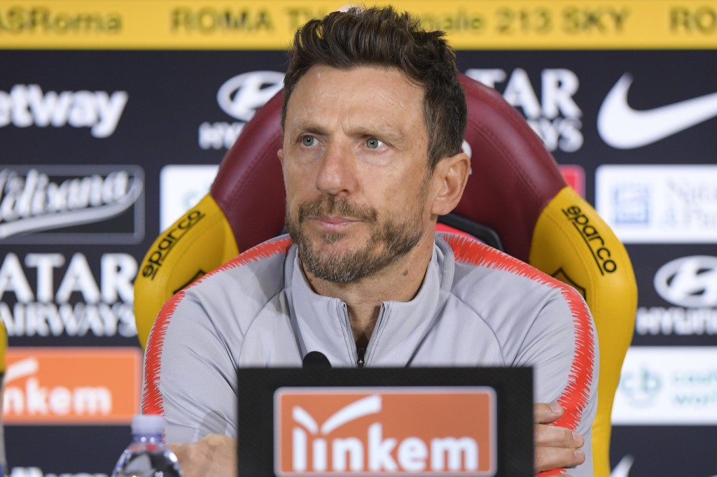 Di Francesco Conferenza Stampa AS Roma