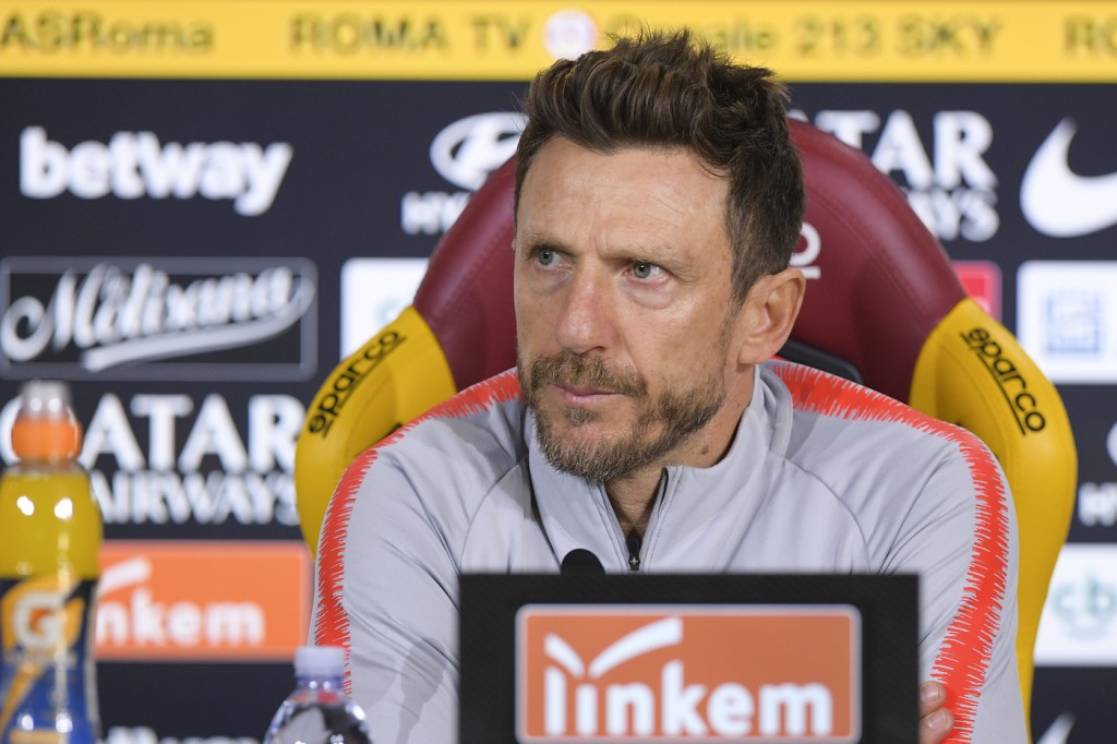 Di Francesco Conferenza Stampa AS Roma