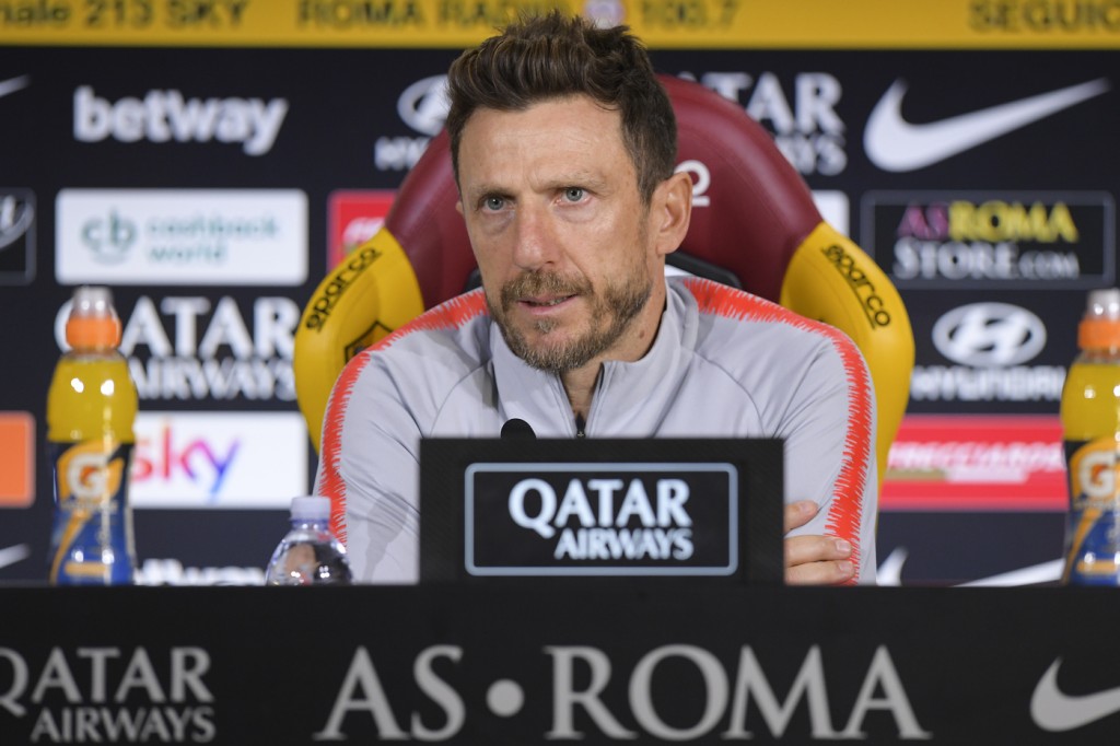 Di Francesco Conferenza Stampa AS Roma