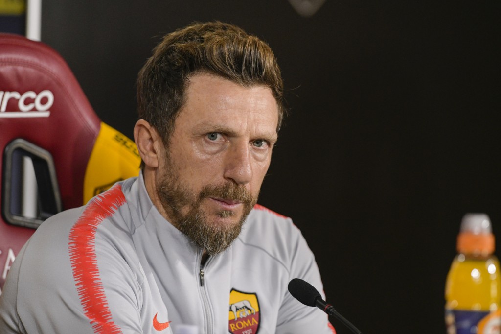 AS Roma, conferenza stampa di Eusebio Di Francesco