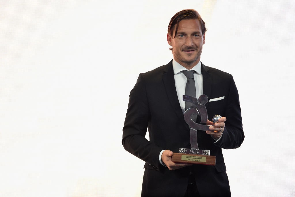 totti 'Oscar Del Calcio AIC' Italian Football Awards