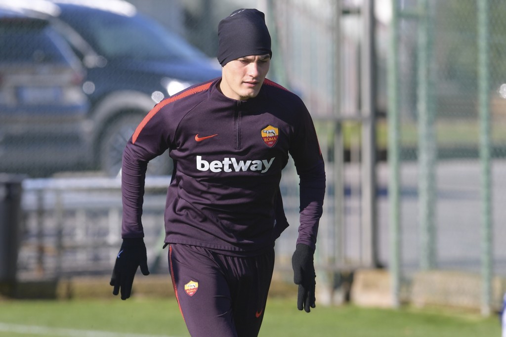 Schick Allenamento AS Roma a Trigoria