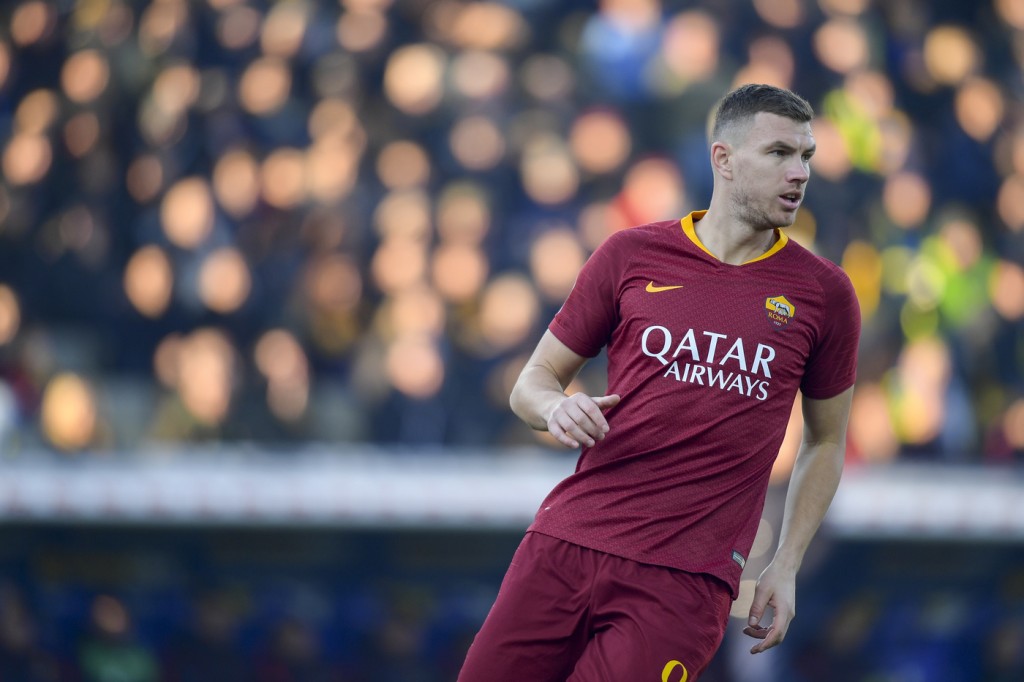 Dzeko Parma vs Roma - Serie A TIM 2018/2019