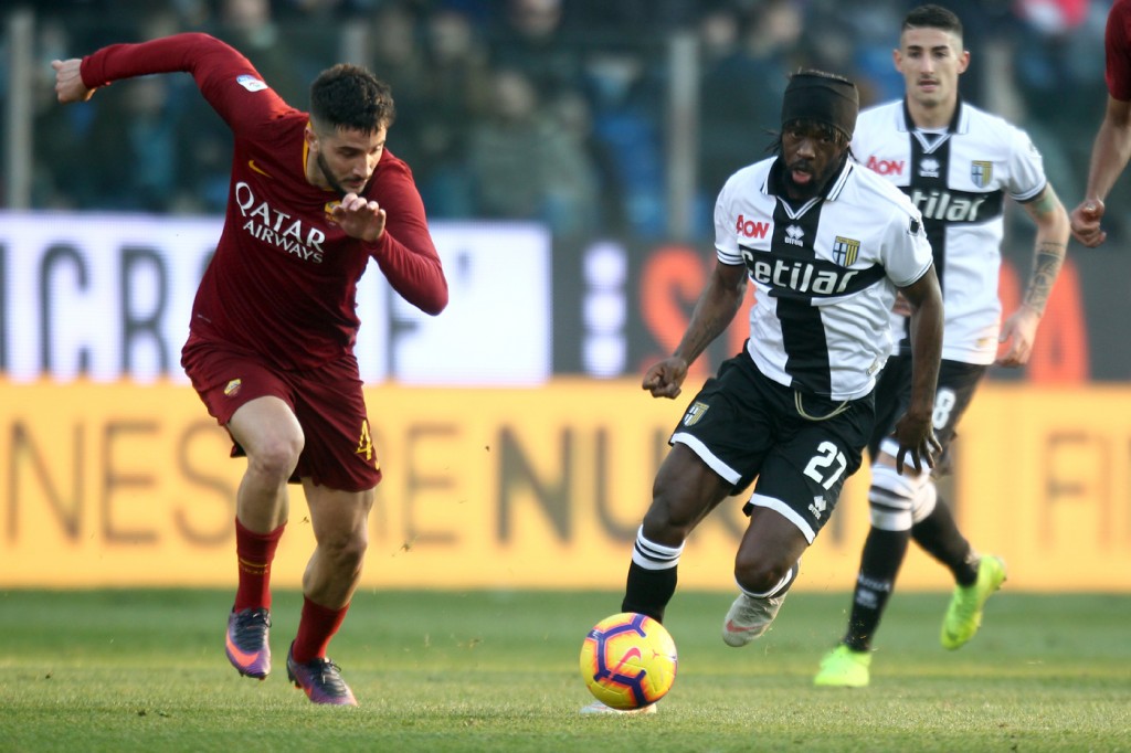 Gervinho manolas Parma vs Roma - Serie A TIM 2018/2019