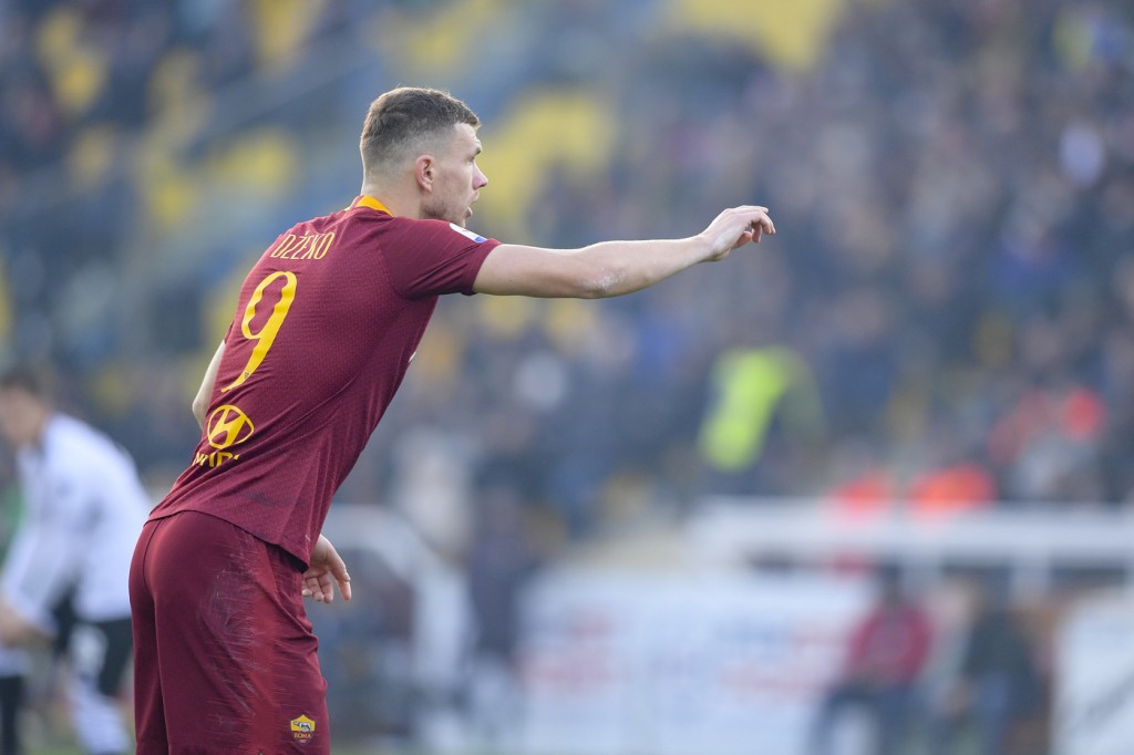 Dzeko Parma vs Roma - Serie A TIM 2018/2019