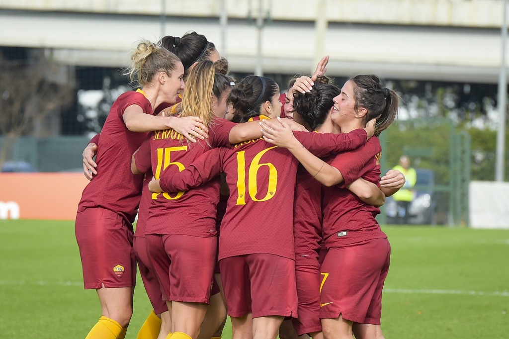 roma femminile esultanza
