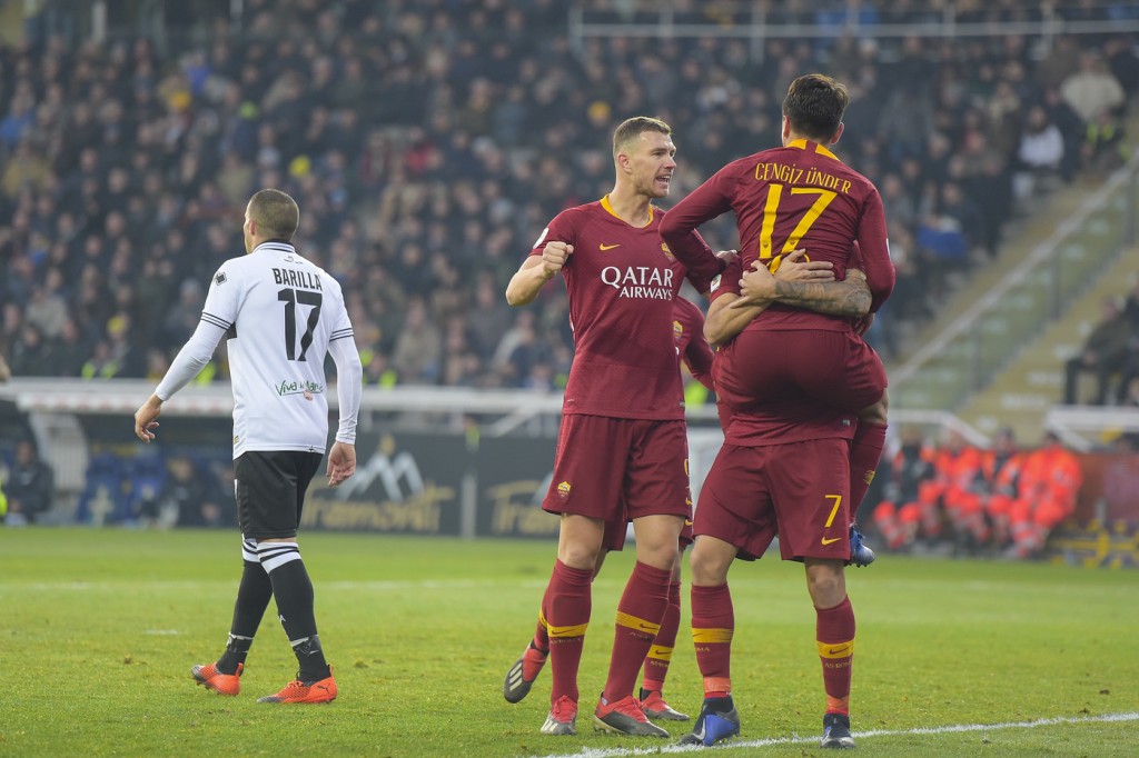 Parma-Roma under pellegrini Dzeko
