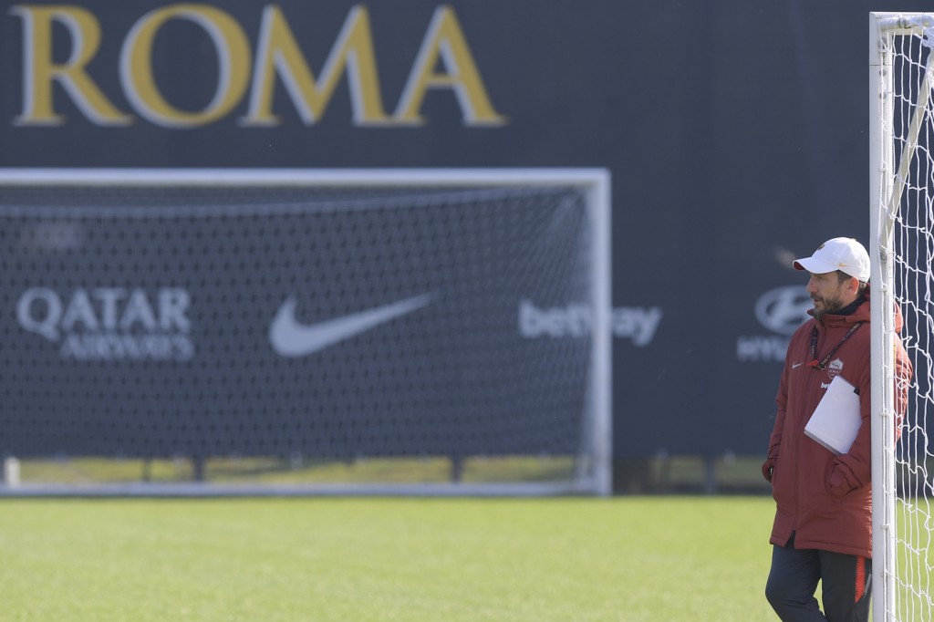 As Roma_Allenamento_Trigoria_Di Francesco