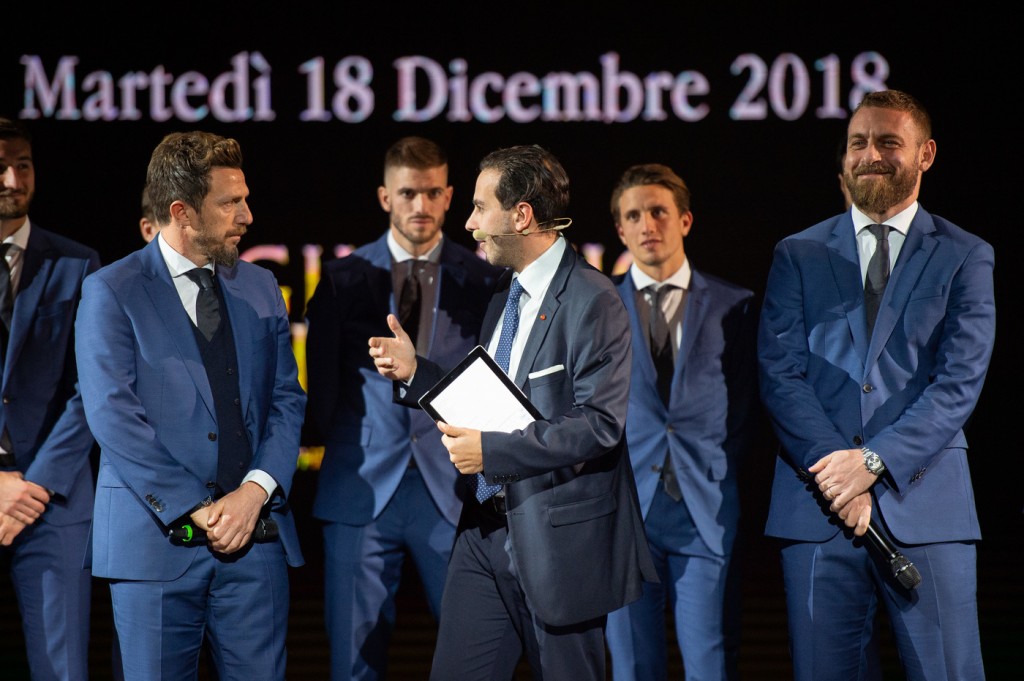 Di Francesco De Rossi AS Roma Christmas Charity Event