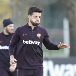 marcano Trigoria, sessione di allenamento dell'AS Roma
