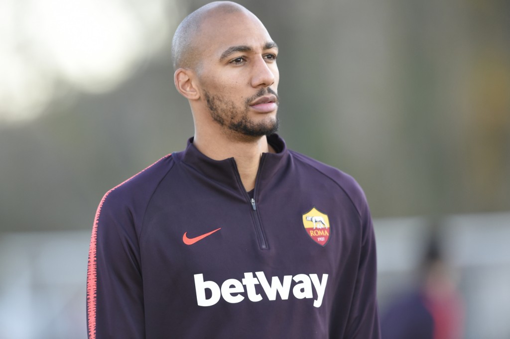 nzonzi Trigoria, sessione di allenamento dell'AS Roma