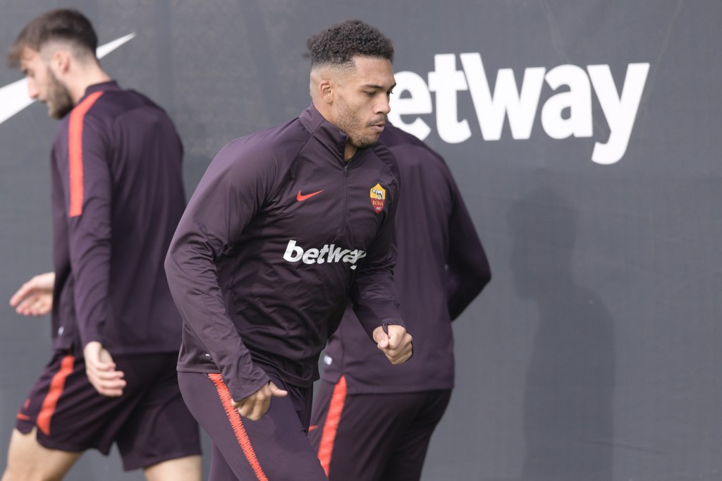 Jesus AS Roma, allenamento a Trigoria