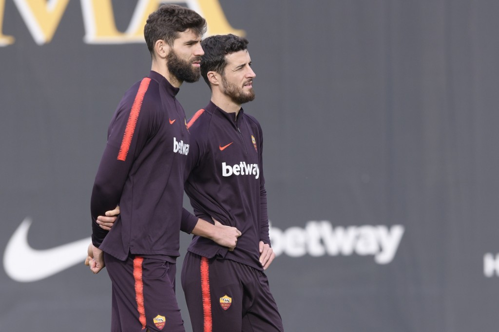 fazio marcano AS Roma, allenamento a Trigoria