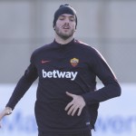 santon As Roma, allenamento mattutino a Trigoria