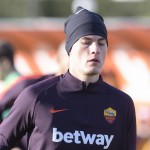 schick As Roma, allenamento mattutino a Trigoria