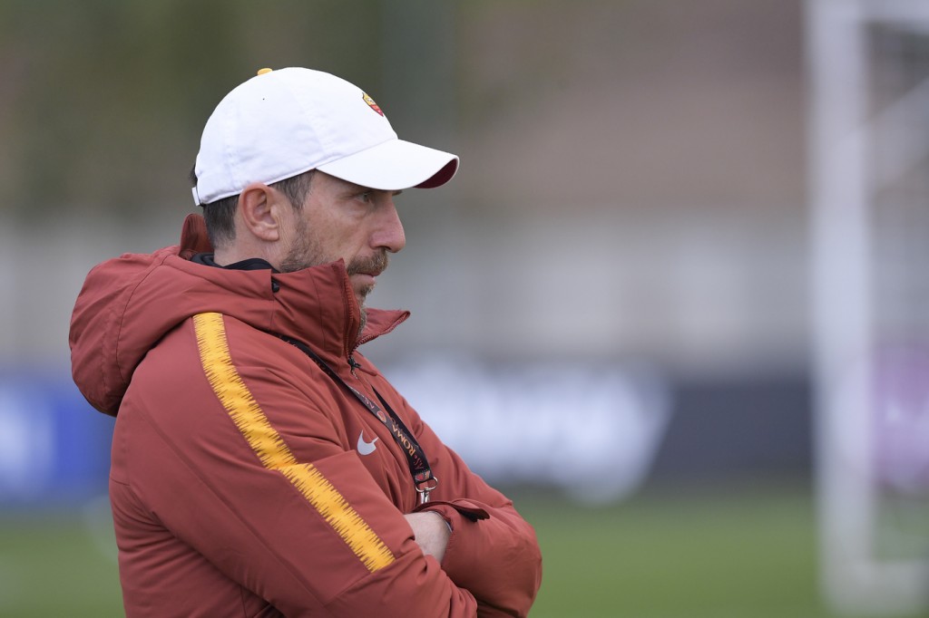 di francesco - As Roma - Rifinitura in vista del match con l'Inter