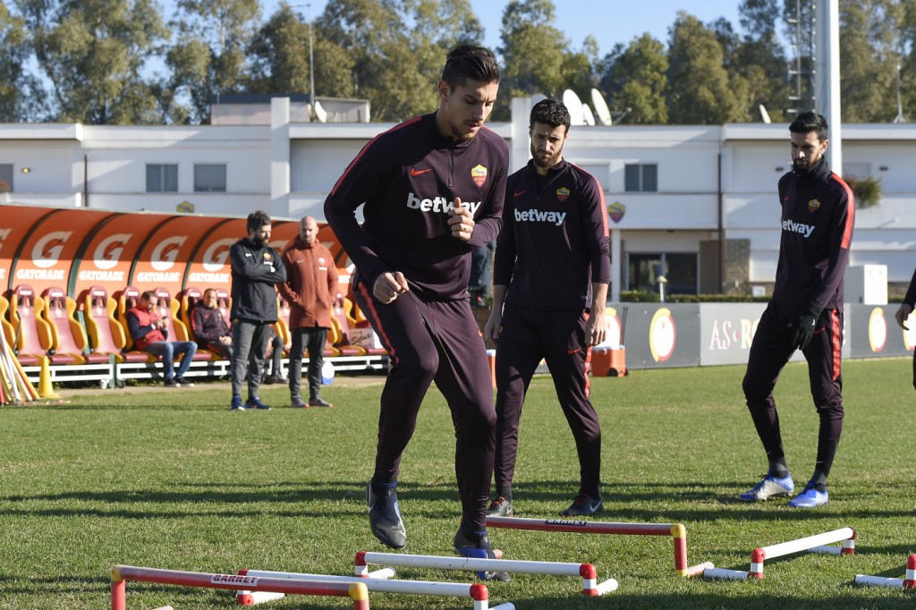 pellegrini AS Roma, Sessione di Allenamento