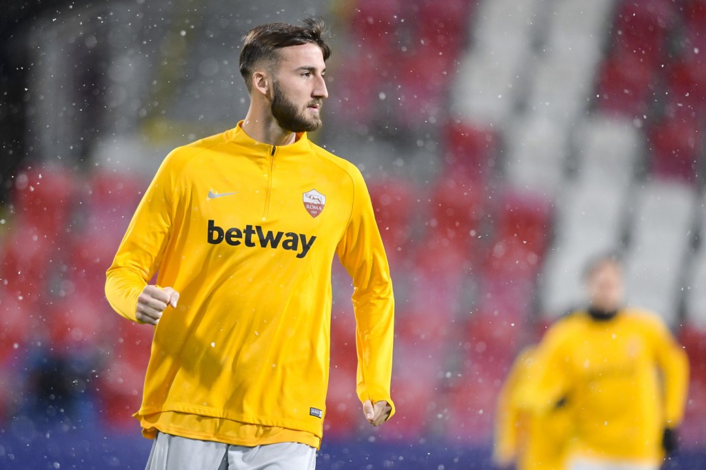 cristante Viktoria Plzen vs Roma - Uefa Champions League