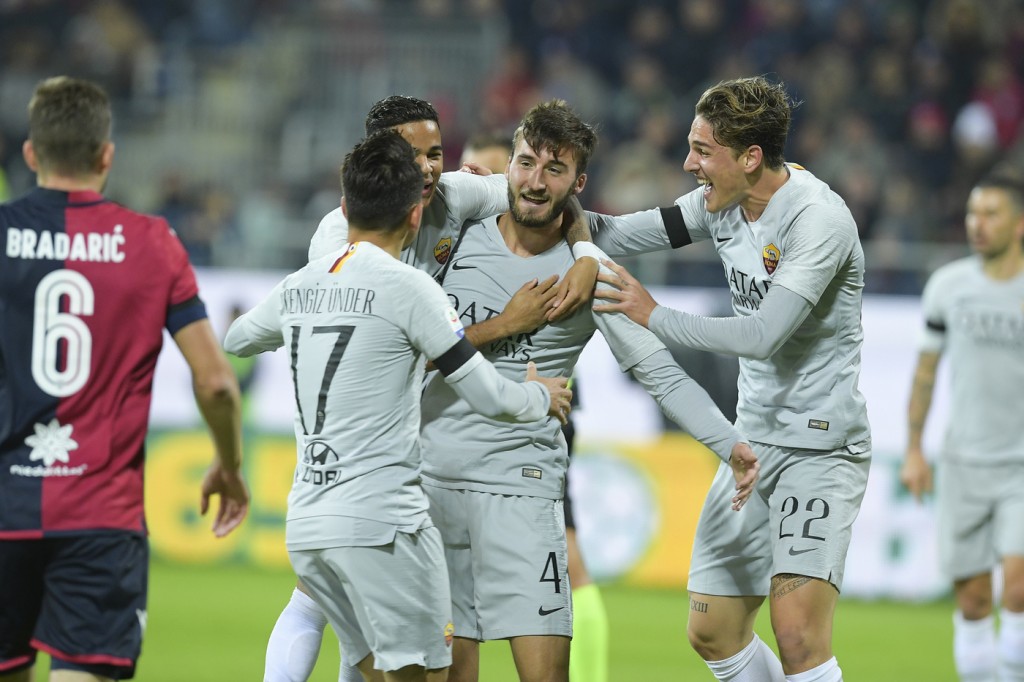 cristante zaniolo Cagliari vs Roma - Serie A TIM 2018/2019