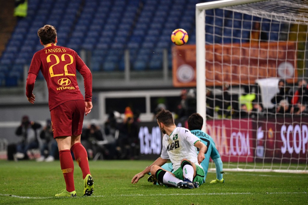 zaniolo Roma vs Sassuolo - Serie A 2018/2019