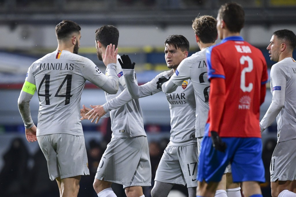 under Viktoria Plzen vs Roma - Uefa Champions League
