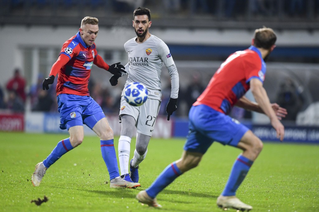 pastore Viktoria Plzen vs Roma - Uefa Champions League