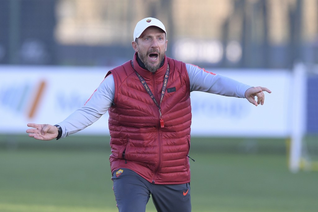 di francesco - AS Roma, allenamento pomeridiano a Trigoria