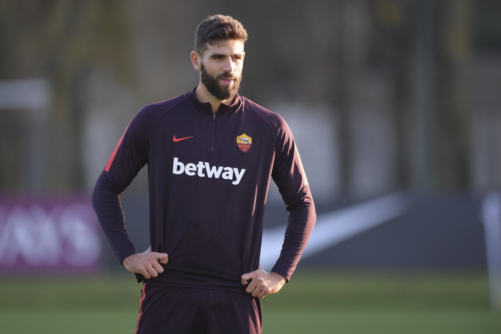 fazio - AS Roma, allenamento pomeridiano a Trigoria
