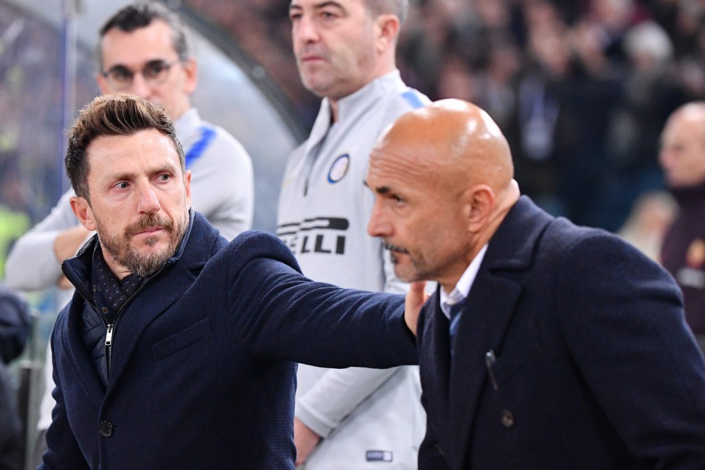 Di francesco spalletti Roma vs Inter - Serie A TIM 2018/2019