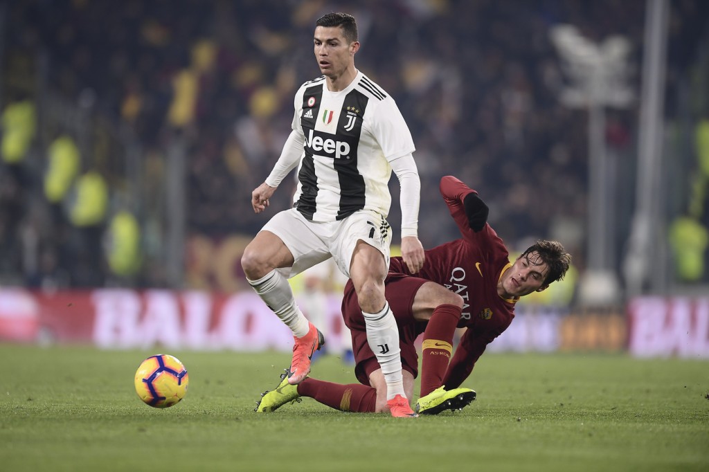 ronaldo schick Juventus Fc vs As Roma - Serie A TIM 2018/2019