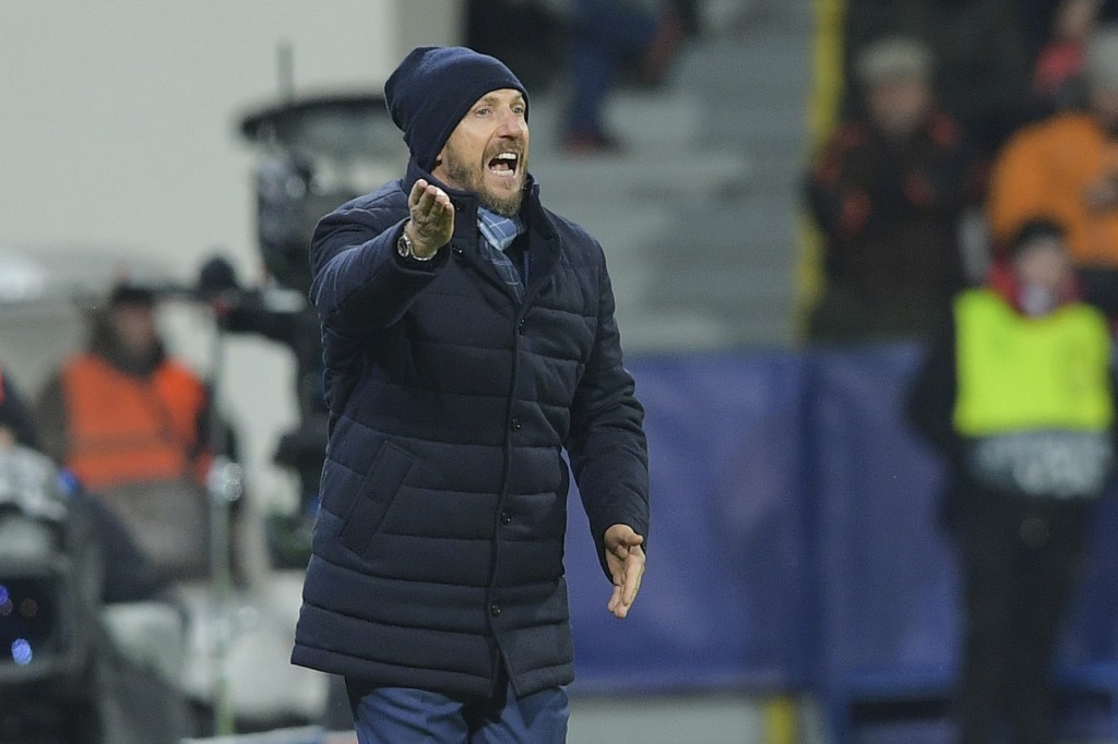 di francesco Viktoria Plzen vs Roma - Uefa Champions League