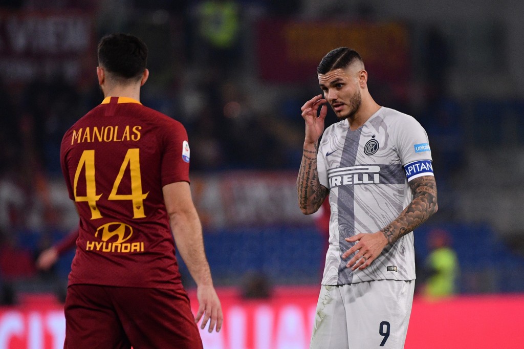 icardi manolas Roma vs Inter - Serie A TIM 2018/2019