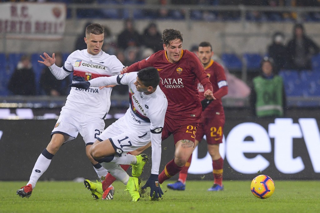 zaniolo romero Roma vs Genoa - Serie A TIM 2018/2019