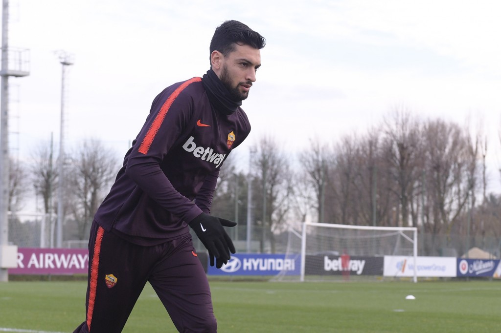 AS Roma_allenamento_Trigoria_Pastore