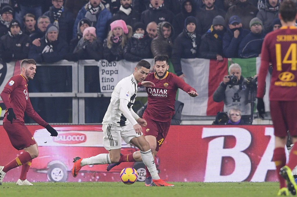Juventus vs Roma manolas