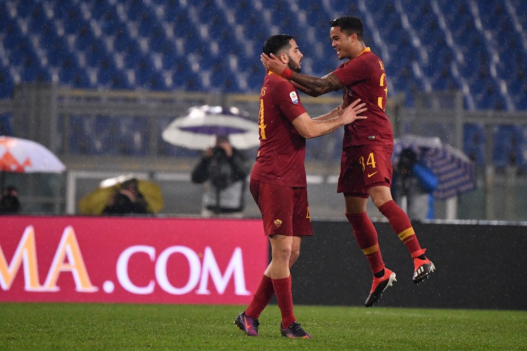 fazio kluivert Roma vs Genoa - Serie A TIM 2018/2019 Manolas kluivert