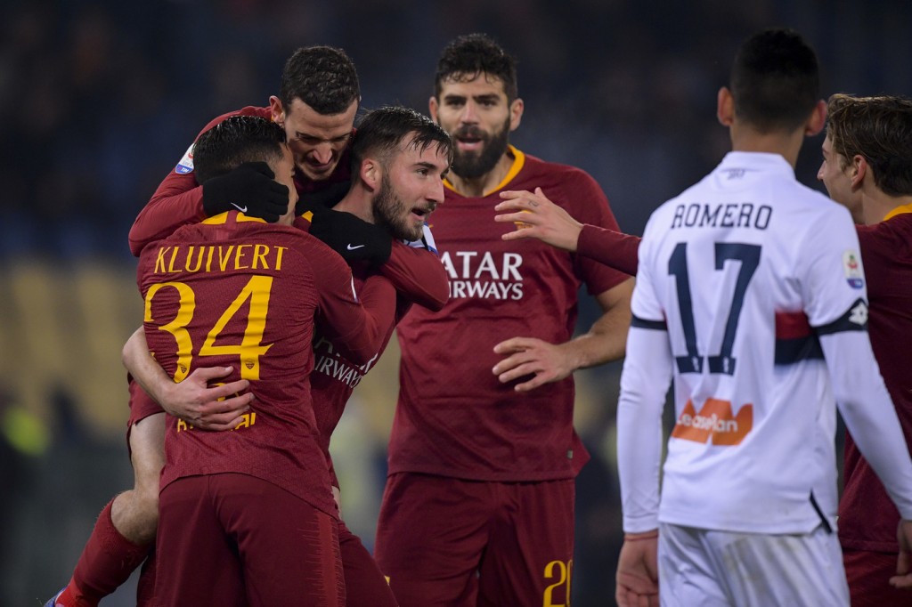 cristante kluivert florenzi Roma vs Genoa - Serie A TIM 2018/2019