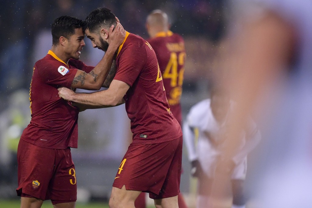 manolas kluivert Roma vs Genoa - Serie A TIM 2018/2019