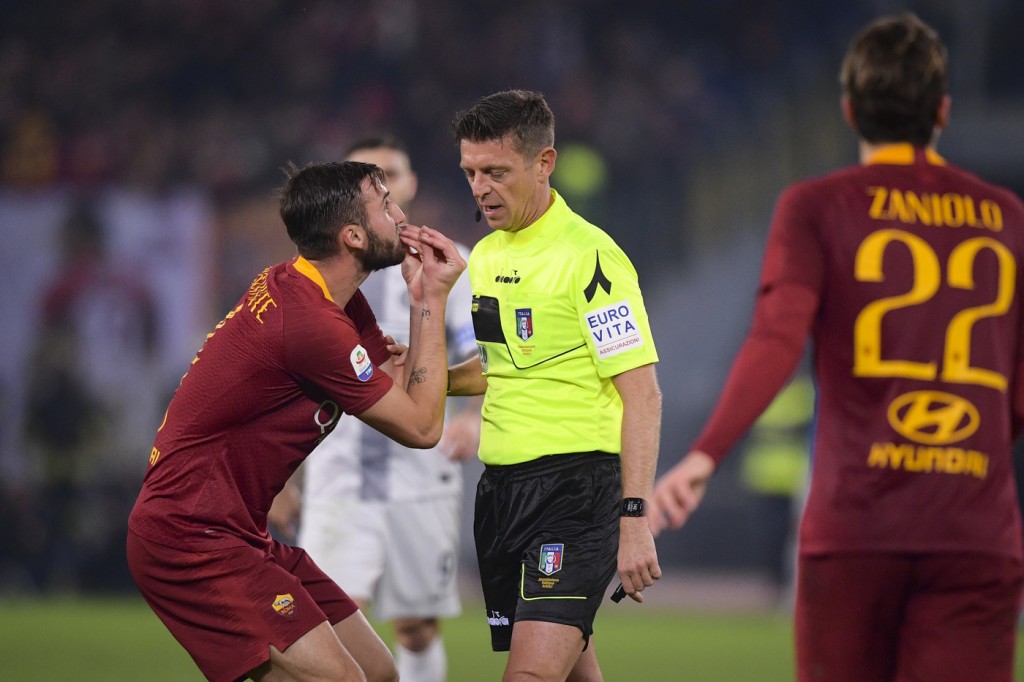 rocchi cristante Roma vs Inter - Serie A TIM 2018/2019