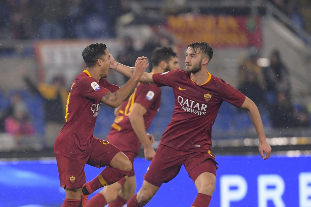 Cristante Kluivert Roma vs Genoa - Serie A TIM 2018/2019