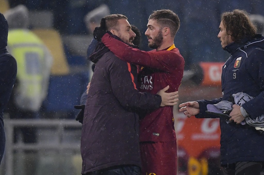 De Rossi Santon Roma vs Genoa - Serie A TIM 2018/2019