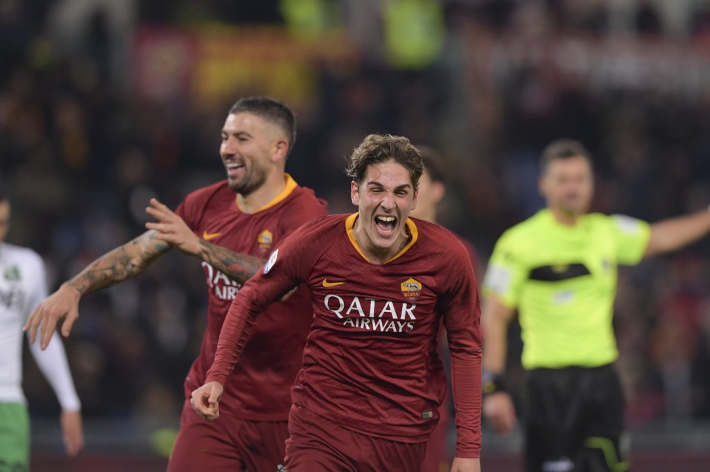 zaniolo Roma vs Sassuolo - Serie A 2018/2019