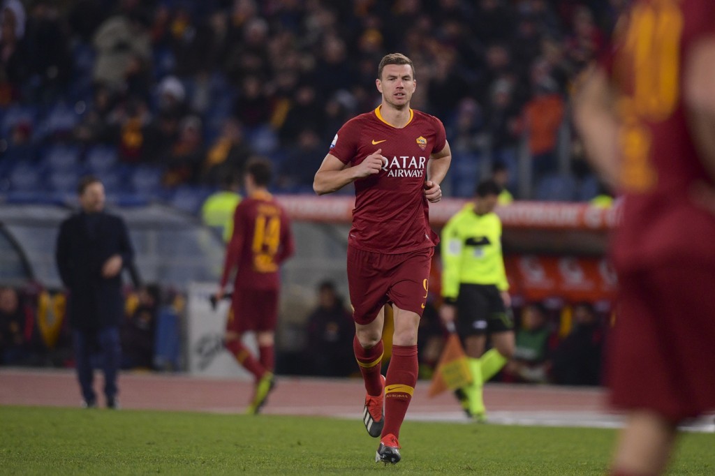 Dzeko Roma vs Sassuolo - Serie A 2018/2019