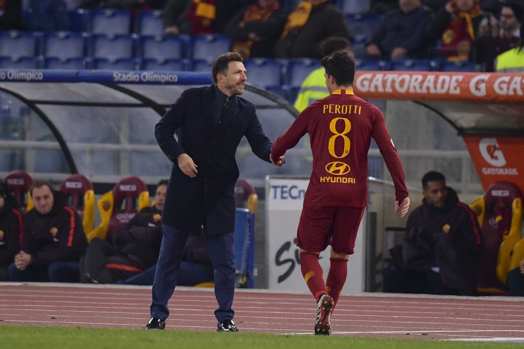 perotti di francesco Roma vs Sassuolo - Serie A 2018/2019