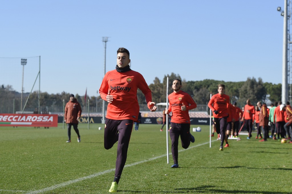 El Shaarawy Trigoria Allenamento