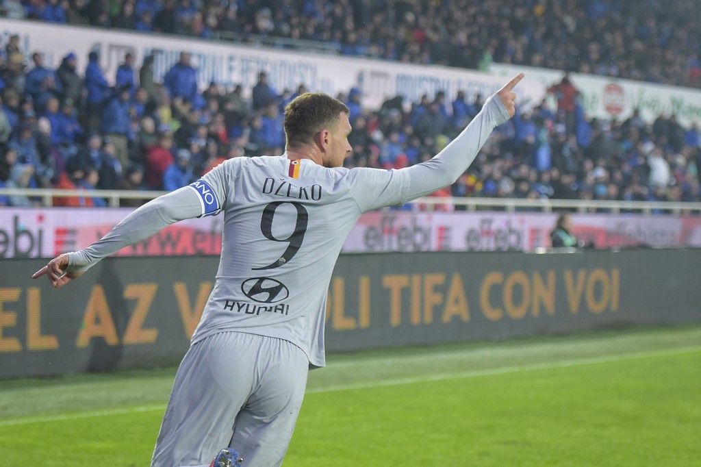 Dzeko Atalanta vs Roma - Serie A TIM 2018/2019