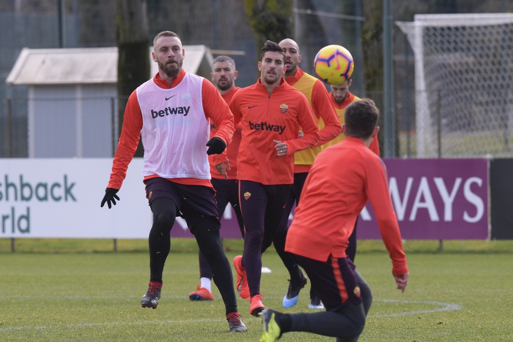 Trigoria Allenamento De Rossi 12